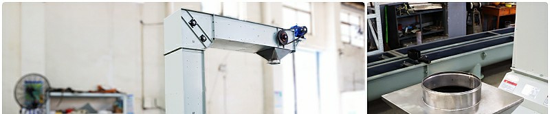 白色z型斗提機圖